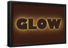 Glow-null-Framed Poster