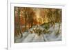 Glowed with Tints of Evening Hours-Joseph Farquharson-Framed Giclee Print