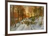 Glowed with Tints of Evening Hours-Joseph Farquharson-Framed Giclee Print