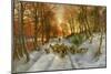 Glowed with Tints of Evening Hours-Joseph Farquharson-Mounted Giclee Print