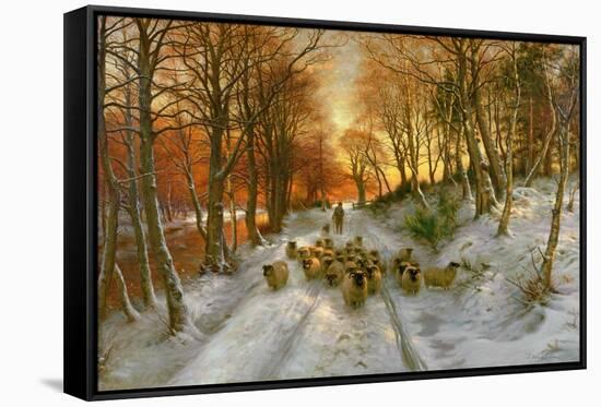 Glowed with Tints of Evening Hours-Joseph Farquharson-Framed Stretched Canvas