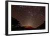 Glowing Active Volcanic Crater of Volcan Telica at Night with Star Trails and Shooting Star-Rob Francis-Framed Photographic Print