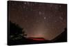 Glowing Active Volcanic Crater of Volcan Telica at Night with Star Trails and Shooting Star-Rob Francis-Stretched Canvas