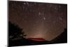 Glowing Active Volcanic Crater of Volcan Telica at Night with Star Trails and Shooting Star-Rob Francis-Mounted Photographic Print