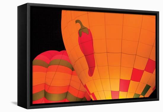 Glowing Balloons II-Kathy Mahan-Framed Stretched Canvas