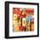 Glowing City Art Painting-null-Framed Art Print