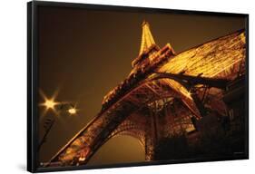 Glowing Eiffel Tower-null-Framed Poster