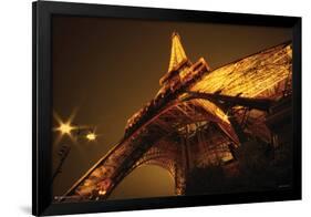 Glowing Eiffel Tower-null-Framed Poster