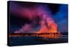 Glowing Lava, Eruption at the Holuhraun Fissure, Bardarbunga Volcano, Iceland-Ragnar Th Sigurdsson-Stretched Canvas