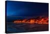 Glowing Lava from the Eruption at the Holuhraun Fissure, Near the Bardarbunga Volcano-null-Stretched Canvas