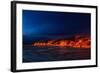 Glowing Lava from the Eruption at the Holuhraun Fissure, Near the Bardarbunga Volcano-null-Framed Photographic Print