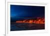 Glowing Lava from the Eruption at the Holuhraun Fissure, Near the Bardarbunga Volcano-null-Framed Photographic Print