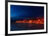 Glowing Lava from the Eruption at the Holuhraun Fissure, Near the Bardarbunga Volcano-null-Framed Photographic Print