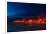 Glowing Lava from the Eruption at the Holuhraun Fissure, Near the Bardarbunga Volcano-null-Framed Photographic Print