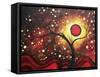 Glowing Orb-Megan Aroon Duncanson-Framed Stretched Canvas