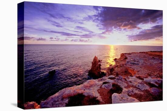 Glowing Rocks of Cabo Rojo, Puerto Rico-George Oze-Stretched Canvas