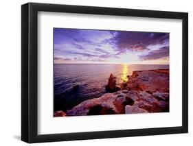 Glowing Rocks of Cabo Rojo, Puerto Rico-George Oze-Framed Photographic Print