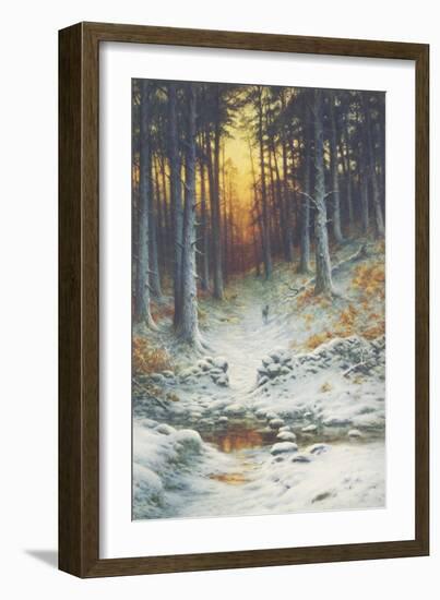 Glowing Sunset-Joseph Farquharson-Framed Giclee Print