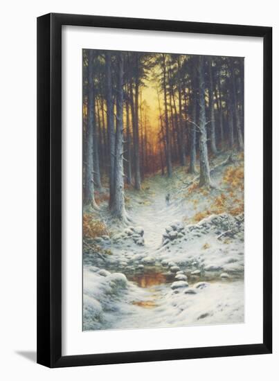 Glowing Sunset-Joseph Farquharson-Framed Giclee Print