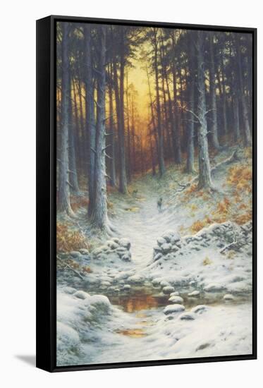 Glowing Sunset-Joseph Farquharson-Framed Stretched Canvas