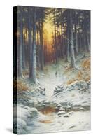 Glowing Sunset-Joseph Farquharson-Stretched Canvas