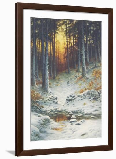 Glowing Sunset-Joseph Farquharson-Framed Giclee Print