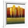 Glowing Trees II-Tim O'toole-Framed Art Print