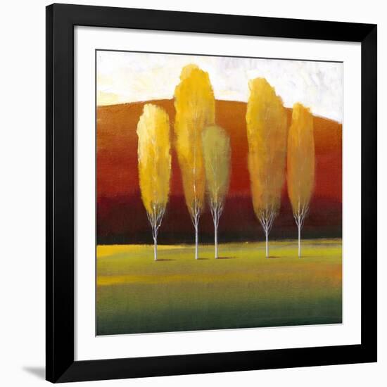 Glowing Trees II-Tim O'toole-Framed Art Print