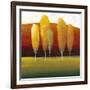 Glowing Trees II-Tim O'toole-Framed Art Print