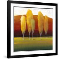 Glowing Trees II-Tim O'toole-Framed Art Print