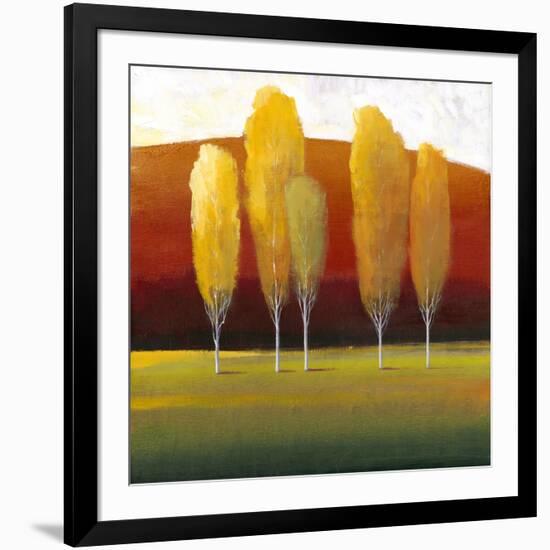 Glowing Trees II-Tim O'toole-Framed Art Print