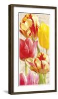 Glowing Tulips I-Janel Pahl-Framed Giclee Print