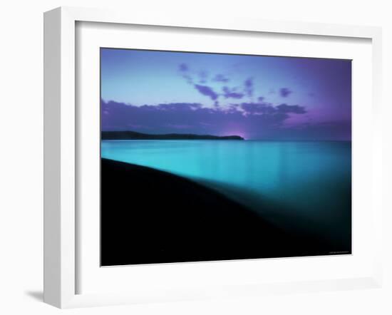 Glowing Turquoise Blue Waters-Jan Lakey-Framed Photographic Print