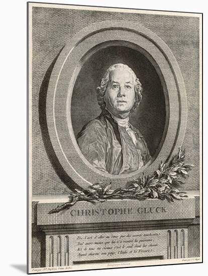 Gluck, Christoph Willibald Ritter Von 1714 - 1787-null-Mounted Art Print