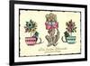 Glückwunsch Geburtstag, Hund Mit Brief, Katzen, Blumen-null-Framed Giclee Print