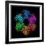 Glutamine Synthetase Enzyme-Laguna Design-Framed Photographic Print