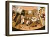 Gluttony, Detail from the Table of the Seven Deadly Sins and the Four Last Things, circa 1480-Hieronymus Bosch-Framed Giclee Print