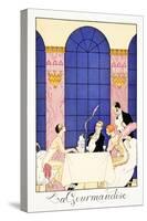 Gluttony, from 'Falbalas and Fanfreluches, Almanach des Modes Présentes, Passées et Futures', 1925-Georges Barbier-Stretched Canvas