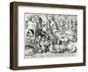 Gluttony, from the Seven Deadly Sins, Engraved by Pieter Van Der Heyden (C.1530-72) 1558-Pieter Bruegel the Elder-Framed Premium Giclee Print