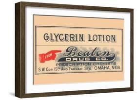 Glycerin Lotion-null-Framed Art Print