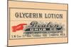 Glycerin Lotion-null-Mounted Art Print