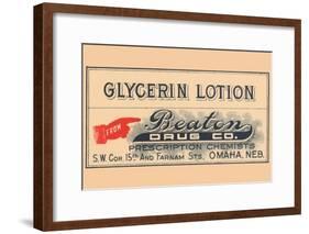 Glycerin Lotion-null-Framed Art Print