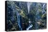 Glymur Waterfall, Iceland, Polar Regions-John Alexander-Stretched Canvas