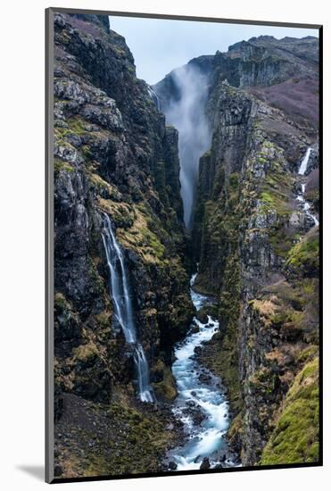 Glymur Waterfall, Iceland, Polar Regions-John Alexander-Mounted Photographic Print