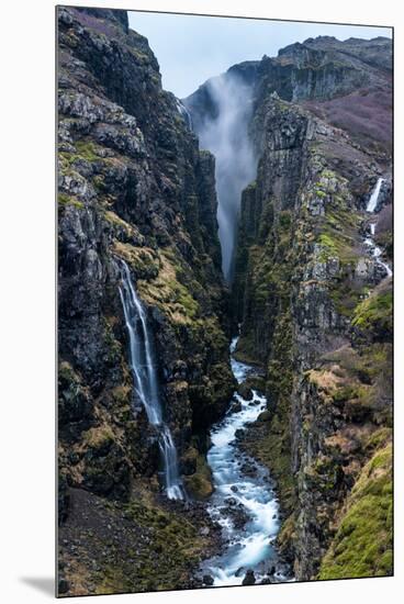 Glymur Waterfall, Iceland, Polar Regions-John Alexander-Mounted Premium Photographic Print