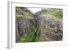 Glymur Waterfall, Iceland's Tallest at 198M, Iceland, Polar Regions-Christian Kober-Framed Photographic Print