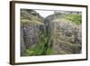 Glymur Waterfall, Iceland's Tallest at 198M, Iceland, Polar Regions-Christian Kober-Framed Photographic Print