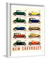 GM 10 New Chevrolet-null-Framed Art Print