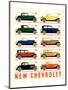 GM 10 New Chevrolet-null-Mounted Art Print