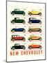 GM 10 New Chevrolet-null-Mounted Art Print